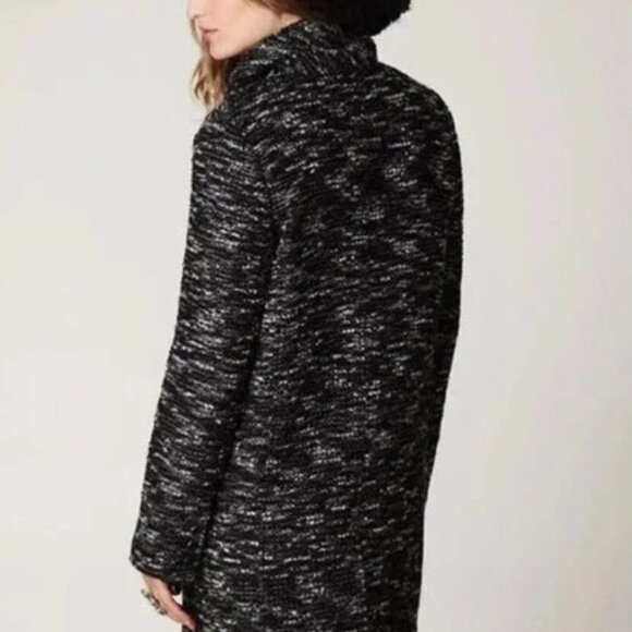 Free People Bouclé Textured Overcoat Jacket - Picture 13 of 14